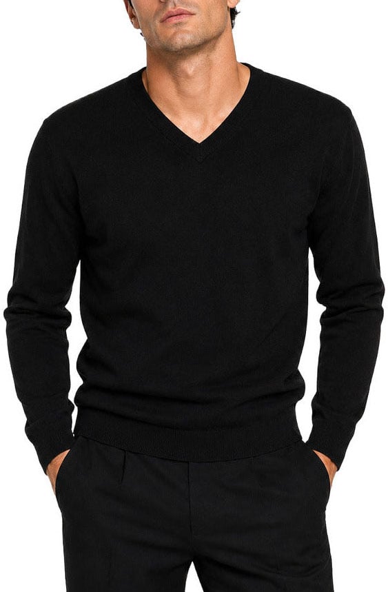 Dolce & Gabbana Knitwear with Scollo V Zwart