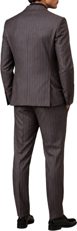 Dolce & Gabbana Suit Double-Breasted Gessato Bruin