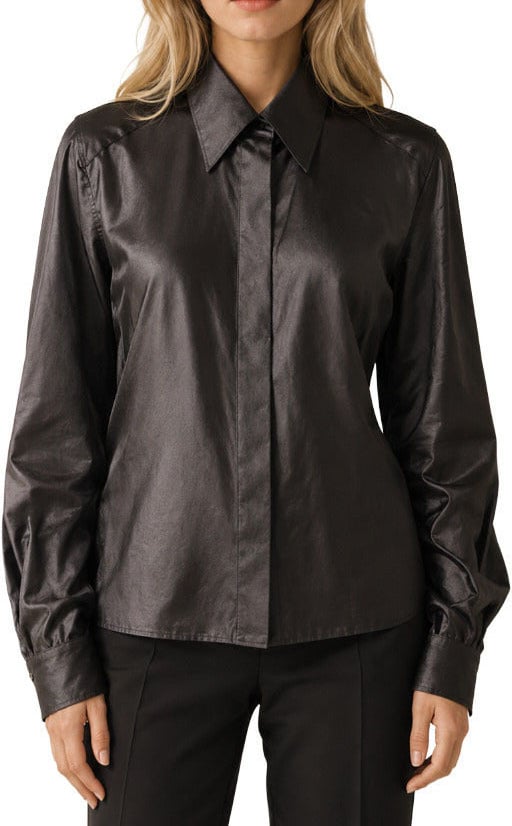 Dolce & Gabbana Shirt Silk Zwart