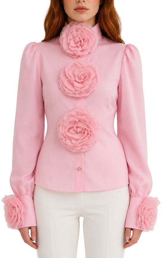 Dolce & Gabbana Shirt Silk Roze