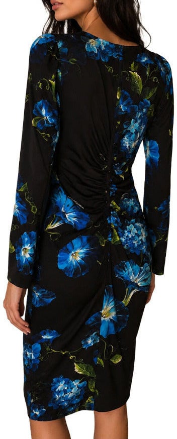 Dolce & Gabbana Dress Midi Floreale Zwart