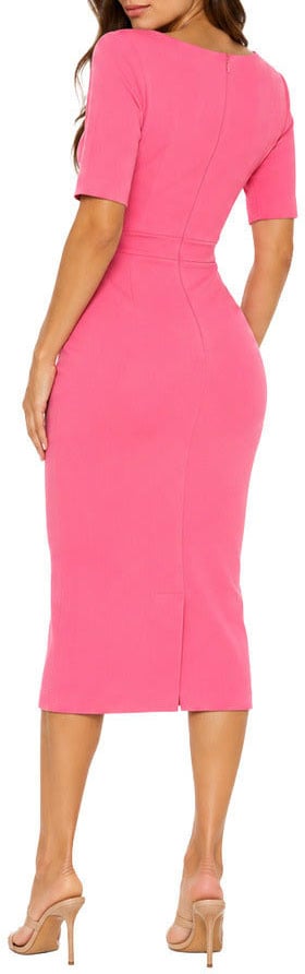 Dolce & Gabbana Dress a Short Sleeve Roze