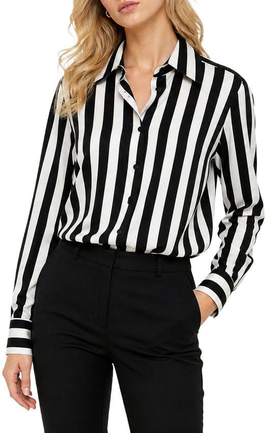 Dolce & Gabbana Shirt a Strisce Verticali Wit