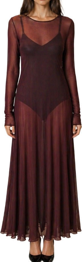 Dolce & Gabbana Dress Lungo in Viscosa Rood