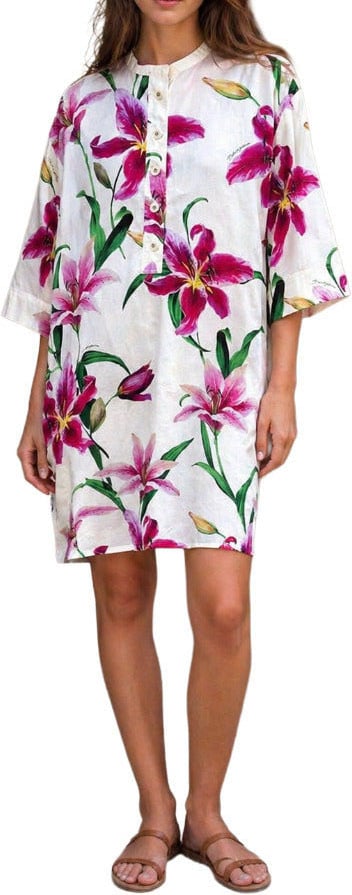 Dolce & Gabbana Dress Floral Print Wit