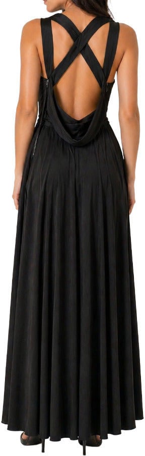 Dolce & Gabbana Dress Lungo Black Zwart