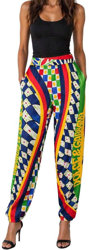 Dolce & Gabbana Trousers Fantasia Siciliana Divers
