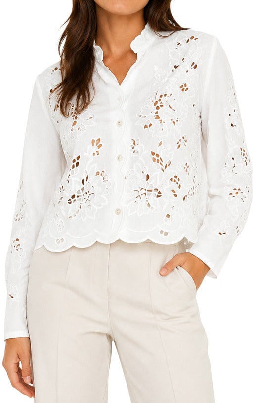 Dolce & Gabbana Blouse Ricamo Lace Wit