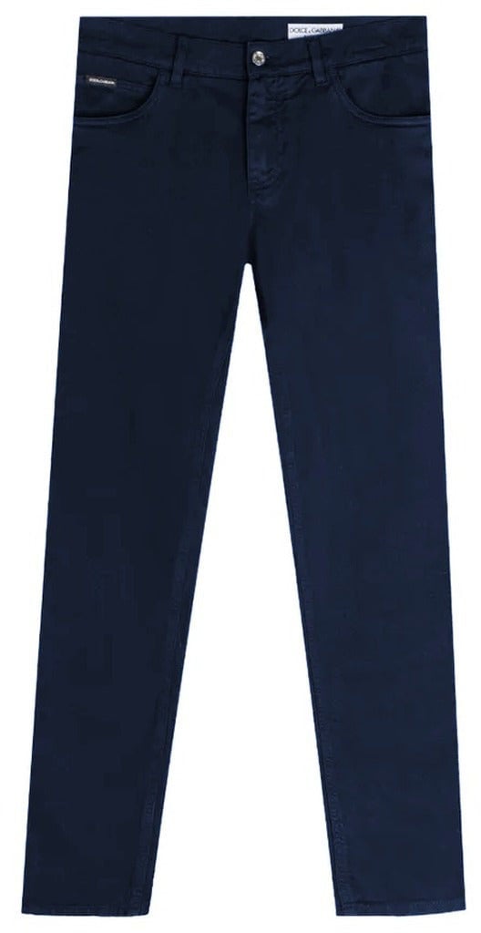 Dolce & Gabbana Trousers Very Dark Blue Blauw