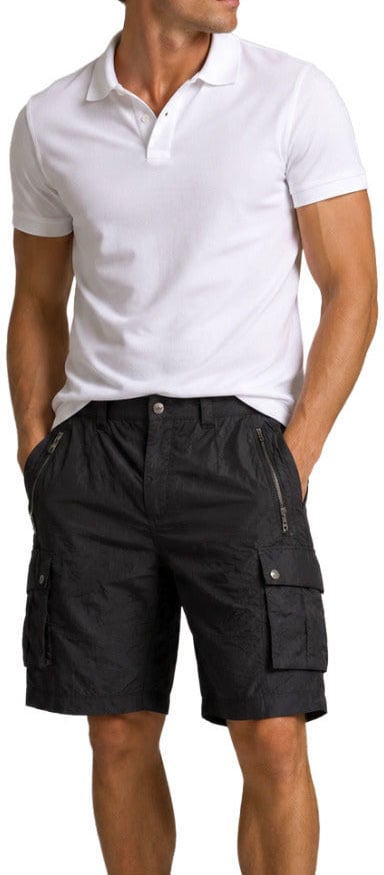 Dolce & Gabbana Shorts Lucidi Neri Zwart