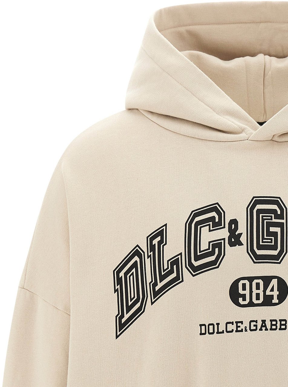 Dolce & Gabbana Beige Cotton Sweatshirt Beige