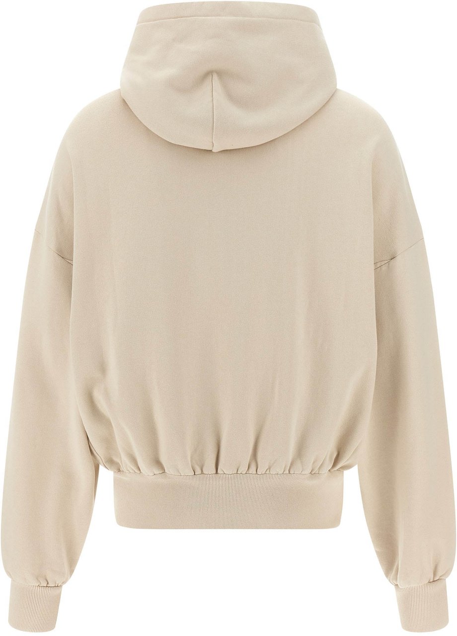 Dolce & Gabbana Beige Cotton Sweatshirt Beige