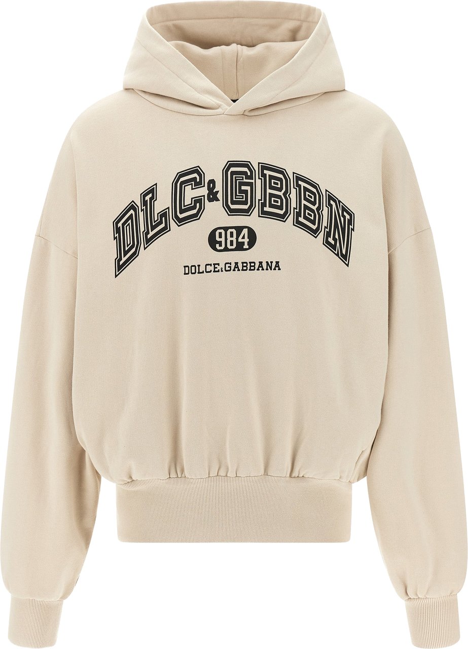 Dolce & Gabbana Beige Cotton Sweatshirt Beige