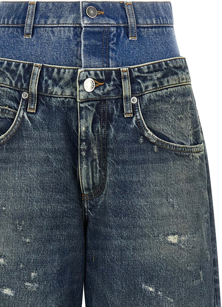 Dolce & Gabbana Blue Cotton Jeans Denim Blauw