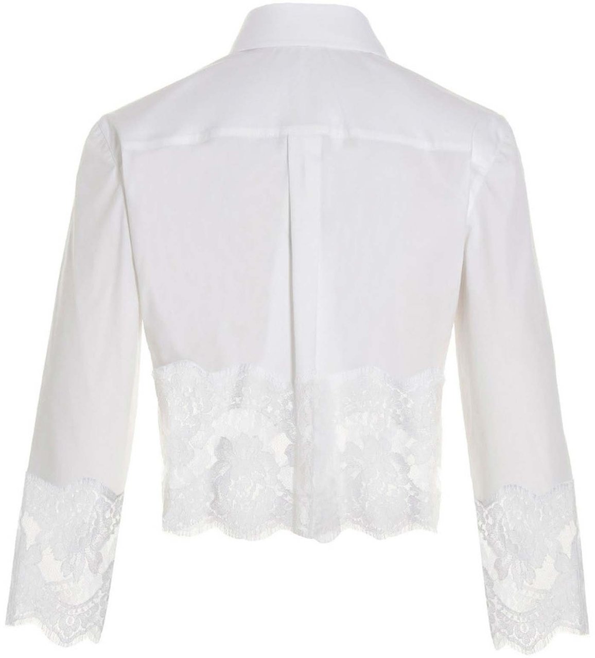 Dolce & Gabbana White Cotton Blouse Wit