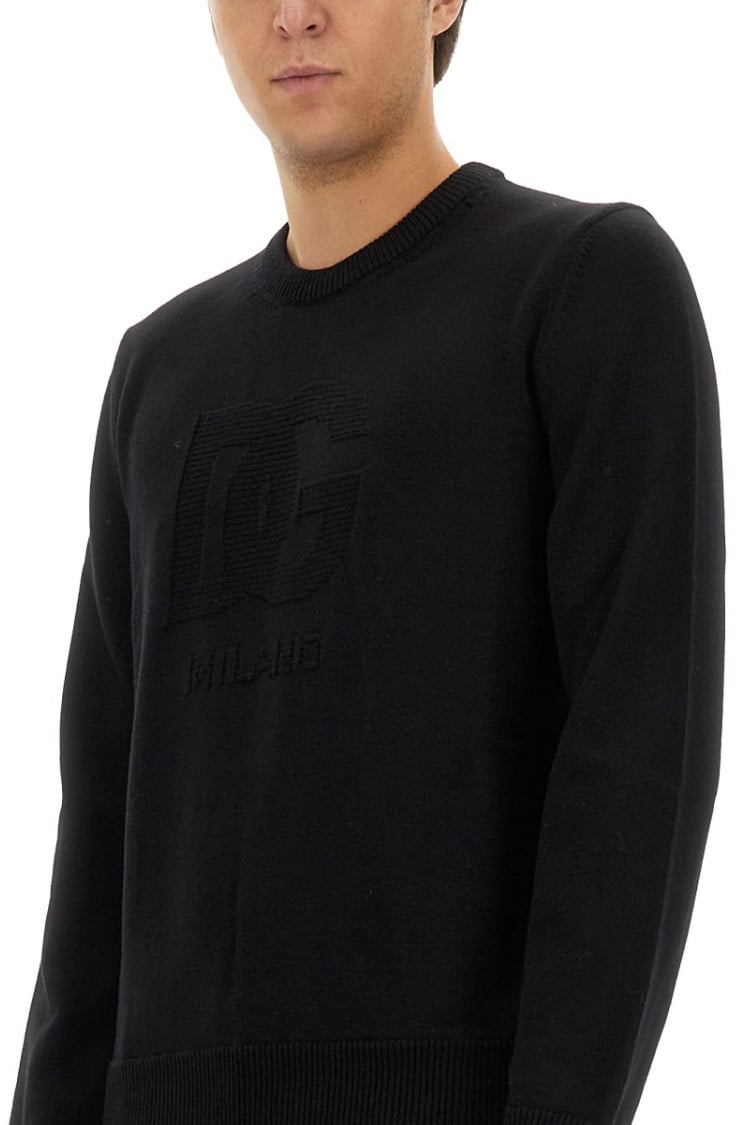 Dolce & Gabbana Wool Jersey. Zwart