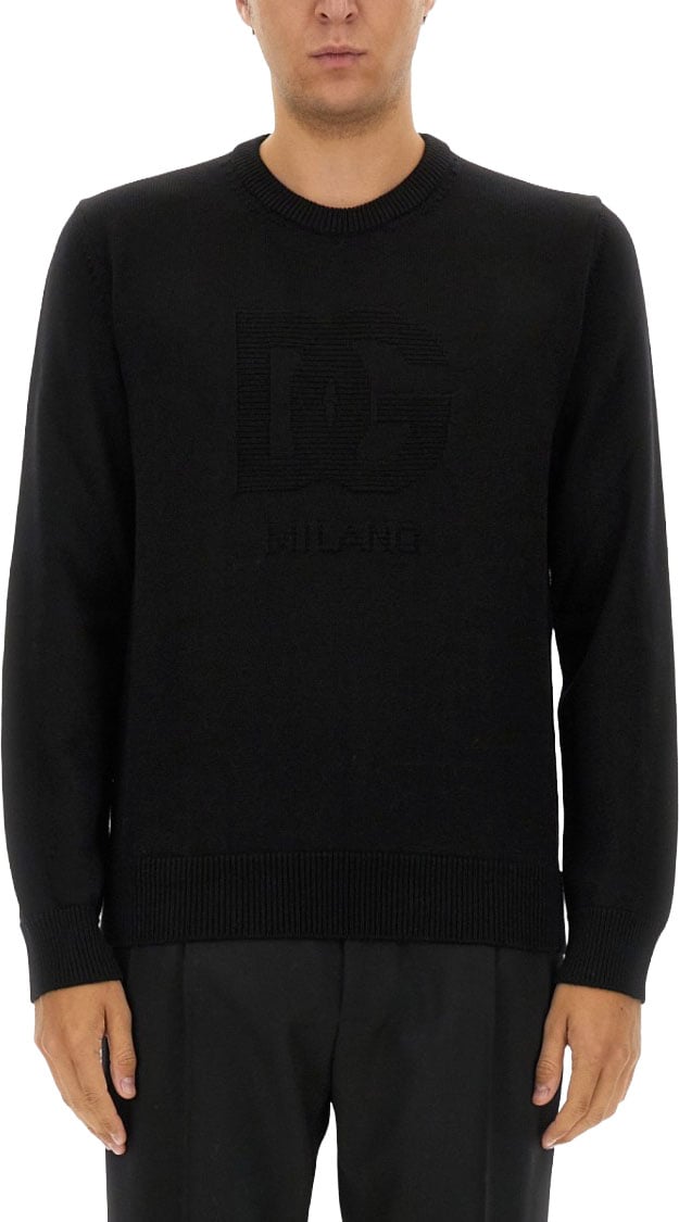 Dolce & Gabbana Wool Jersey. Zwart