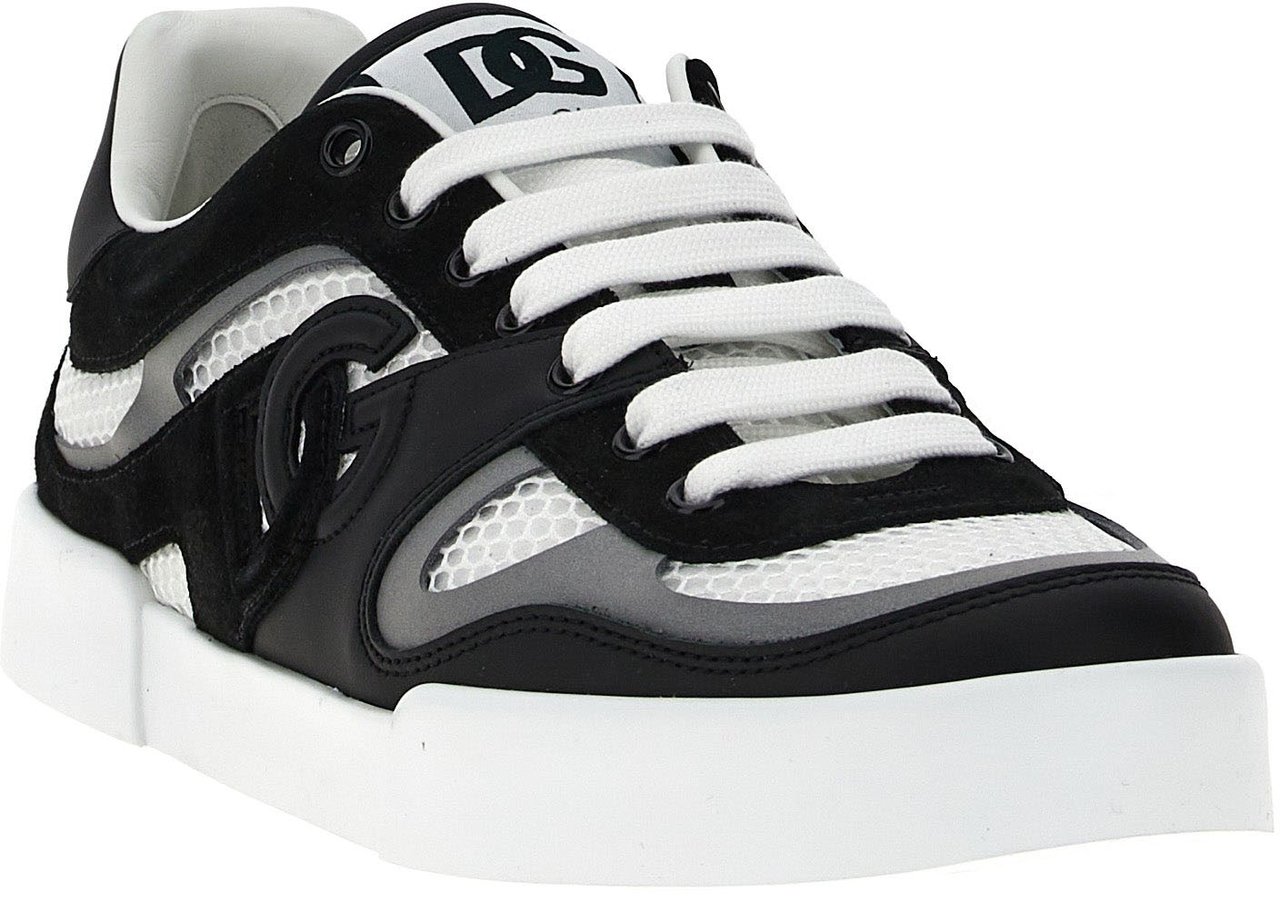 Dolce & Gabbana Bicolor Calfskin Sneakers Divers