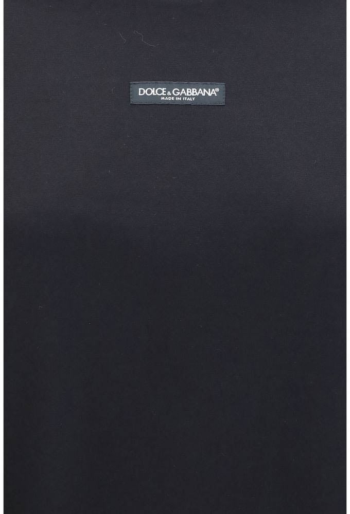 Dolce & Gabbana Black Cotton T-Shirt Zwart