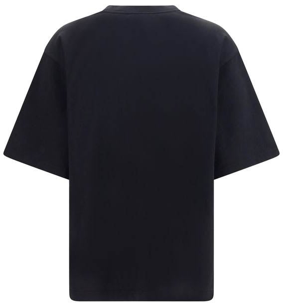 Dolce & Gabbana Black Cotton T-Shirt Zwart