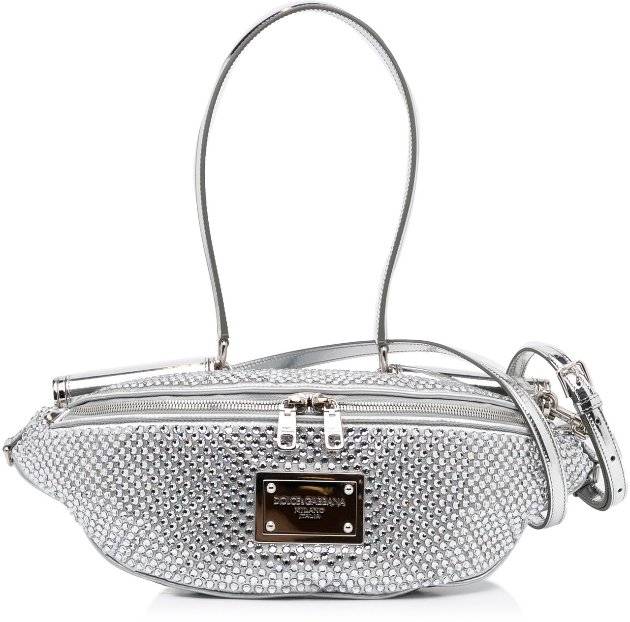Dolce & Gabbana Miss Sicily Belt Bag Zilver