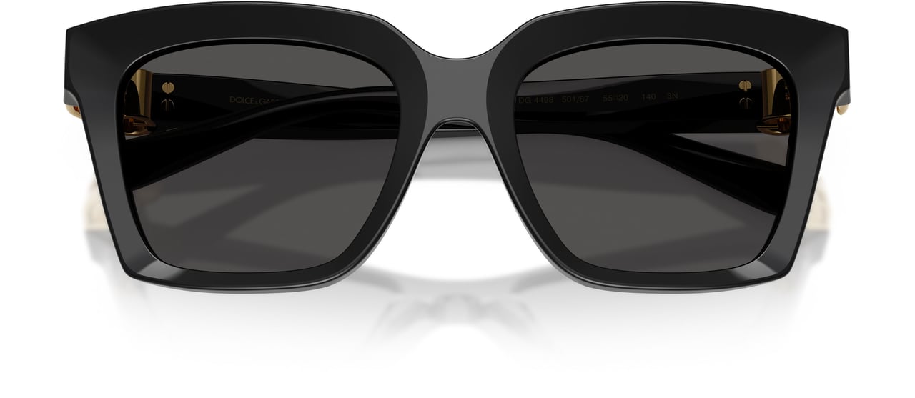 Dolce & Gabbana 0dg4498 Oversized Tortoiseshell Square Sunglasses with Gradient Lenses Grijs