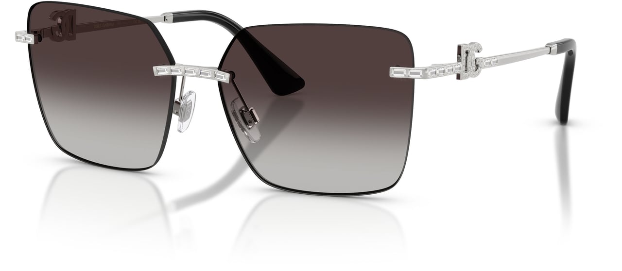 Dolce & Gabbana 0dg2332b Rimless Sunglasses with Gradient Lenses Grijs