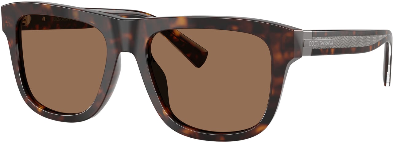 Dolce & Gabbana 0dg4545 Rectangular Tortoiseshell Sunglasses Bruin