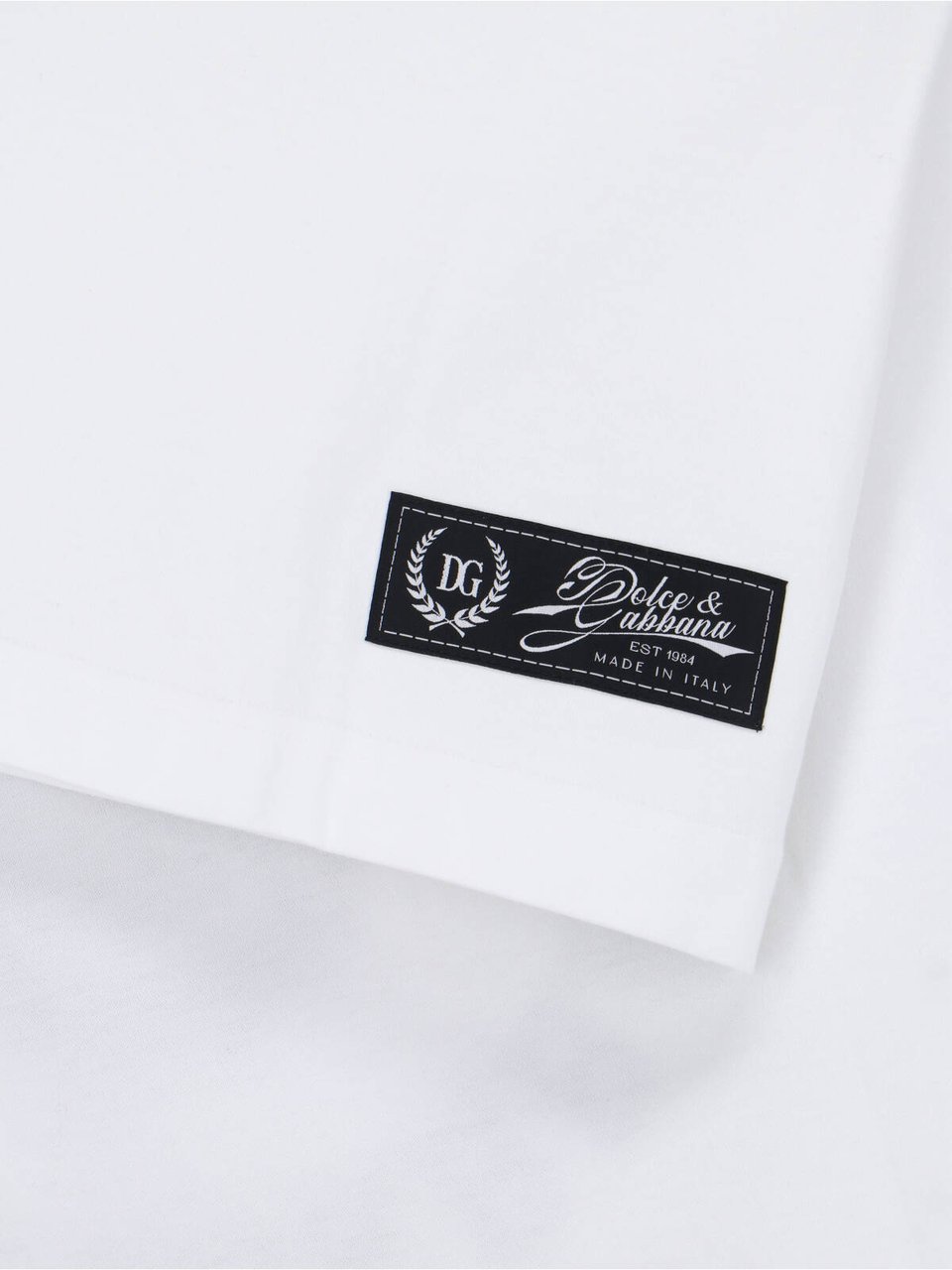 Dolce & Gabbana White Logo T-Shirt Wit