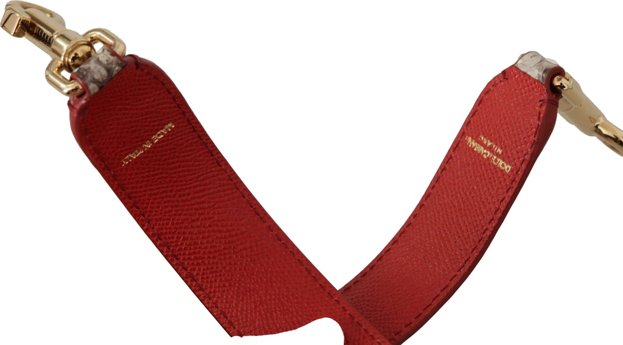 Dolce & Gabbana Beige Exotic Leather Studded Shoulder Strap Beige