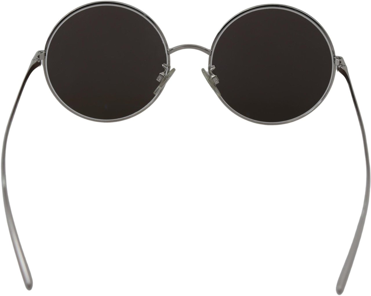 Dolce & Gabbana Silver Plated Round Gray Le nses Women Sunglasses Zilver