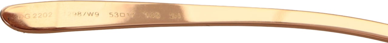 Dolce & Gabbana Pink Gold Rose Sequin Embroidery DG2202 Sunglasses Goud