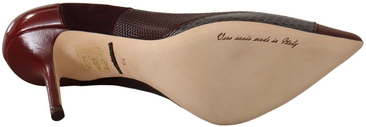 Dolce & Gabbana Multicolor Exotic Leather Heels Pumps Shoes Divers