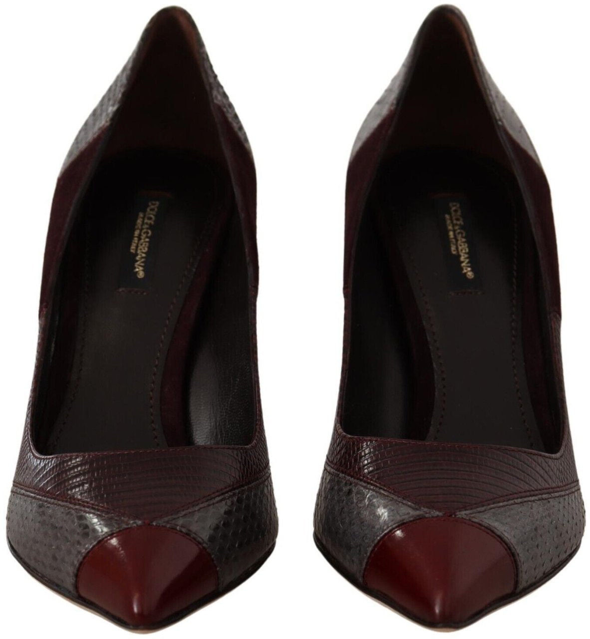 Dolce & Gabbana Multicolor Exotic Leather Heels Pumps Shoes Divers