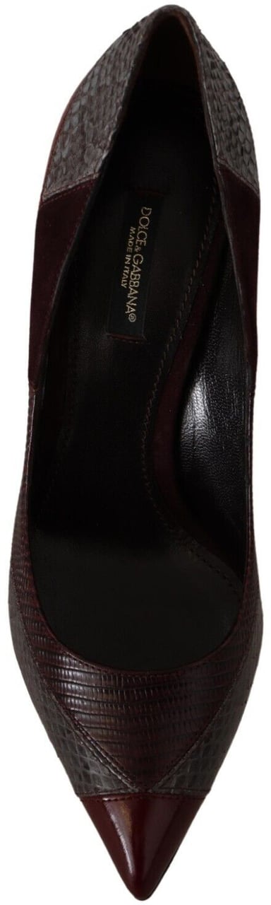 Dolce & Gabbana Multicolor Exotic Leather Heels Pumps Shoes Divers