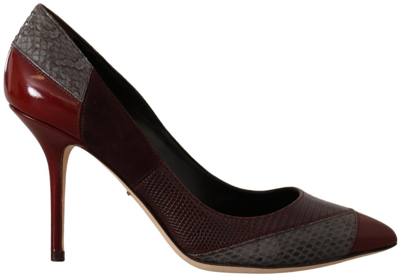Dolce & Gabbana Multicolor Exotic Leather Heels Pumps Shoes Divers