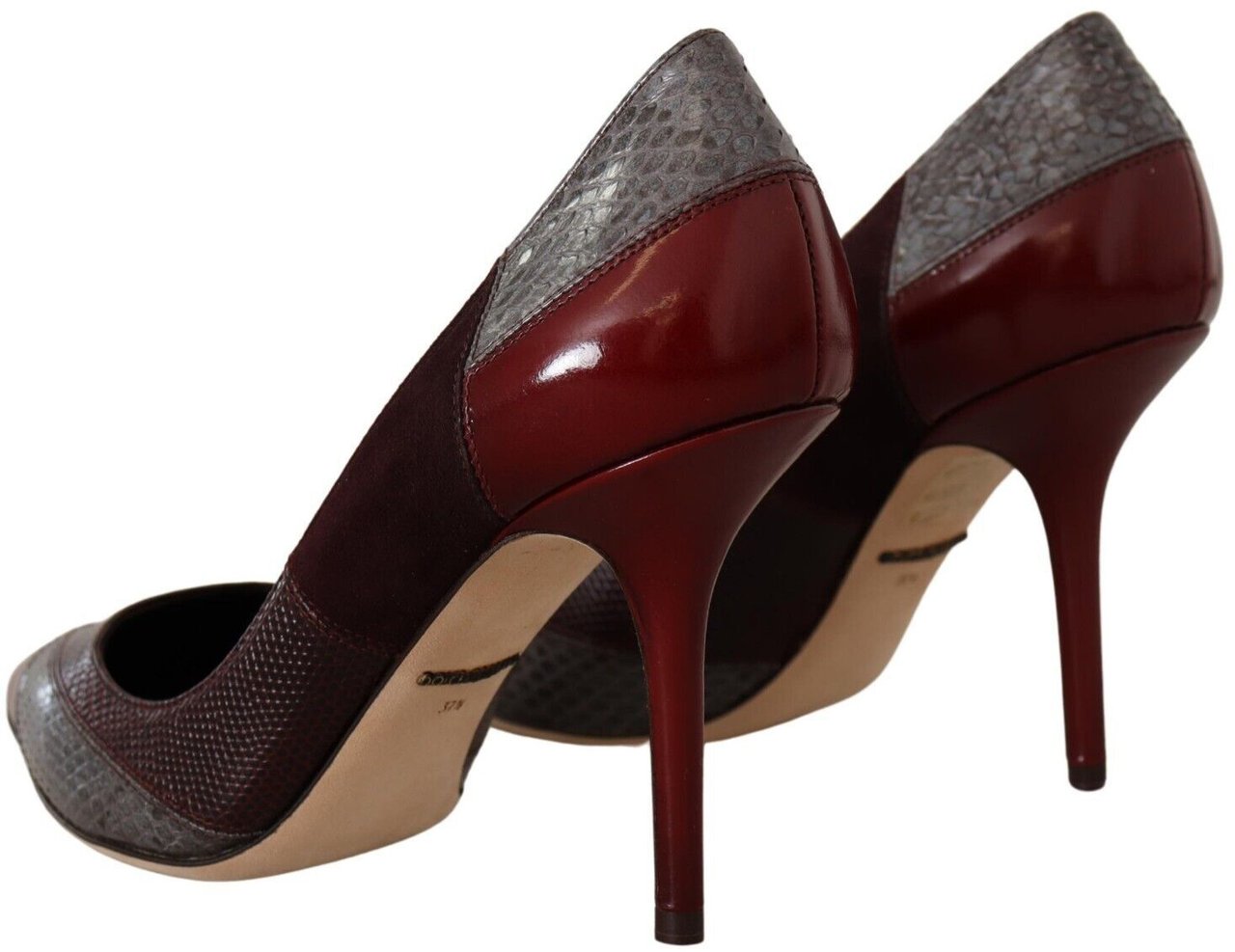 Dolce & Gabbana Multicolor Exotic Leather Heels Pumps Shoes Divers