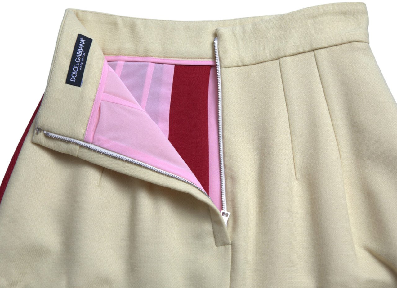 Dolce & Gabbana Multicolor Patchwork High Waist A-line Skirt Divers