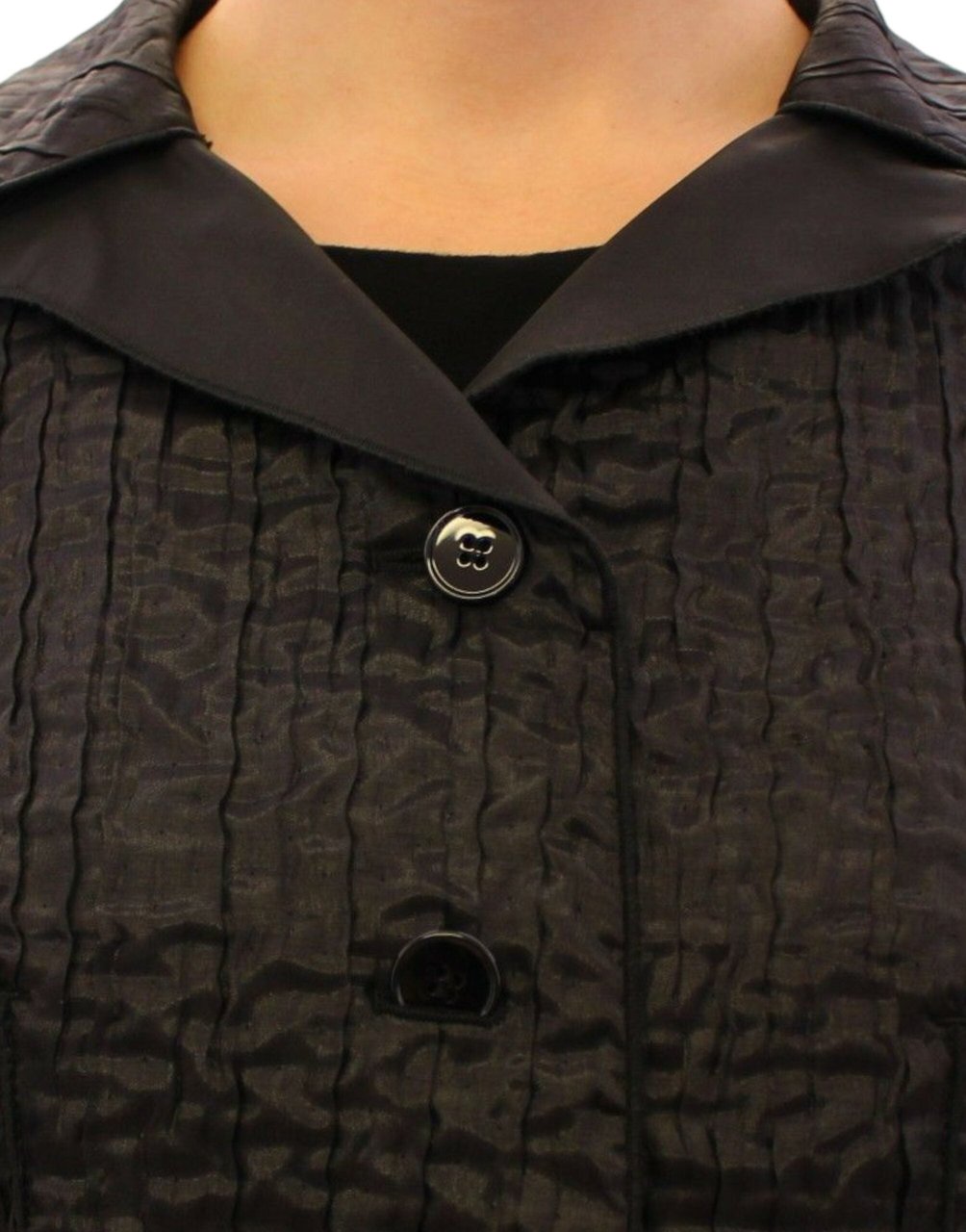 Dolce & Gabbana Black Short Bolero Shrug Jacket Coat Zwart
