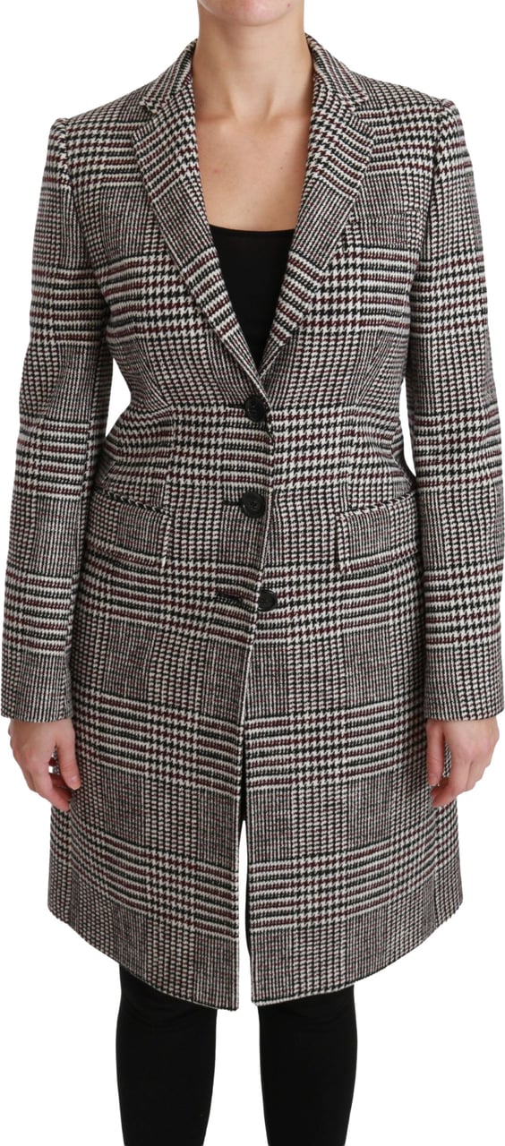Dolce & Gabbana Multicolor Trench Knee Long Jacket Coat Divers