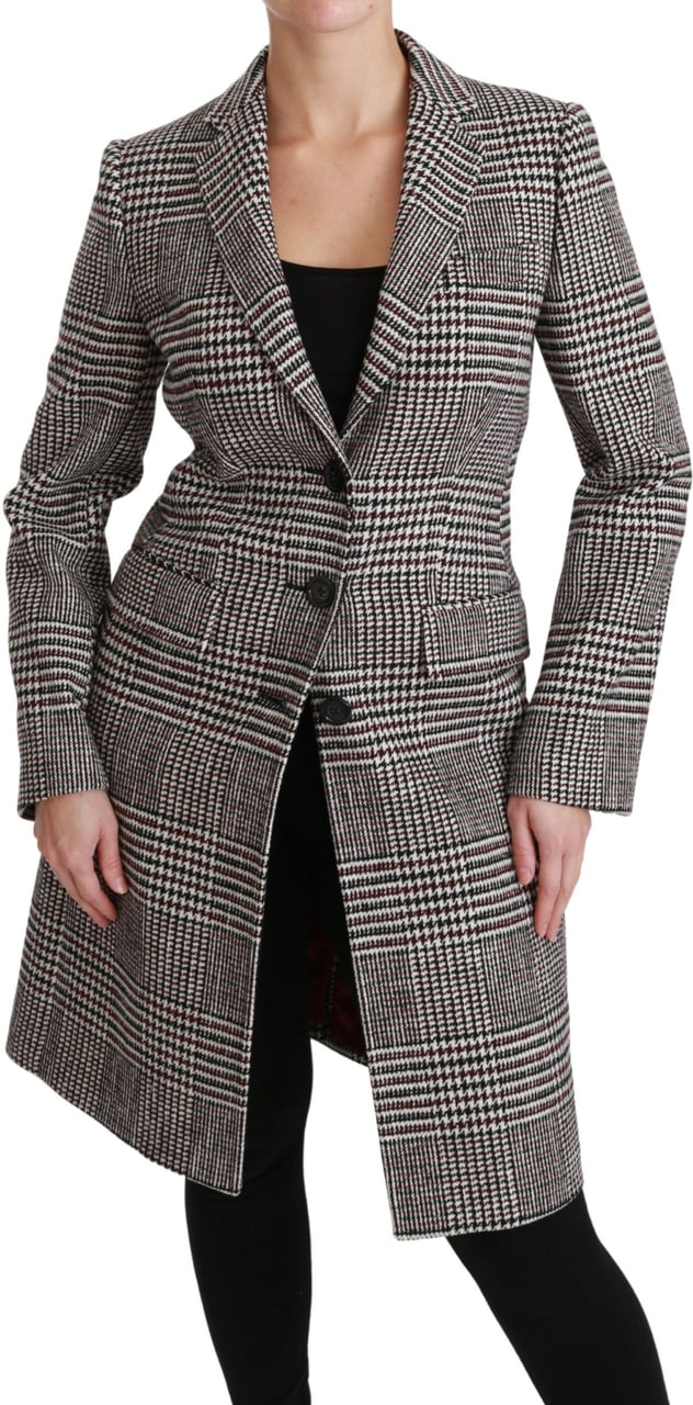 Dolce & Gabbana Multicolor Trench Knee Long Jacket Coat Divers