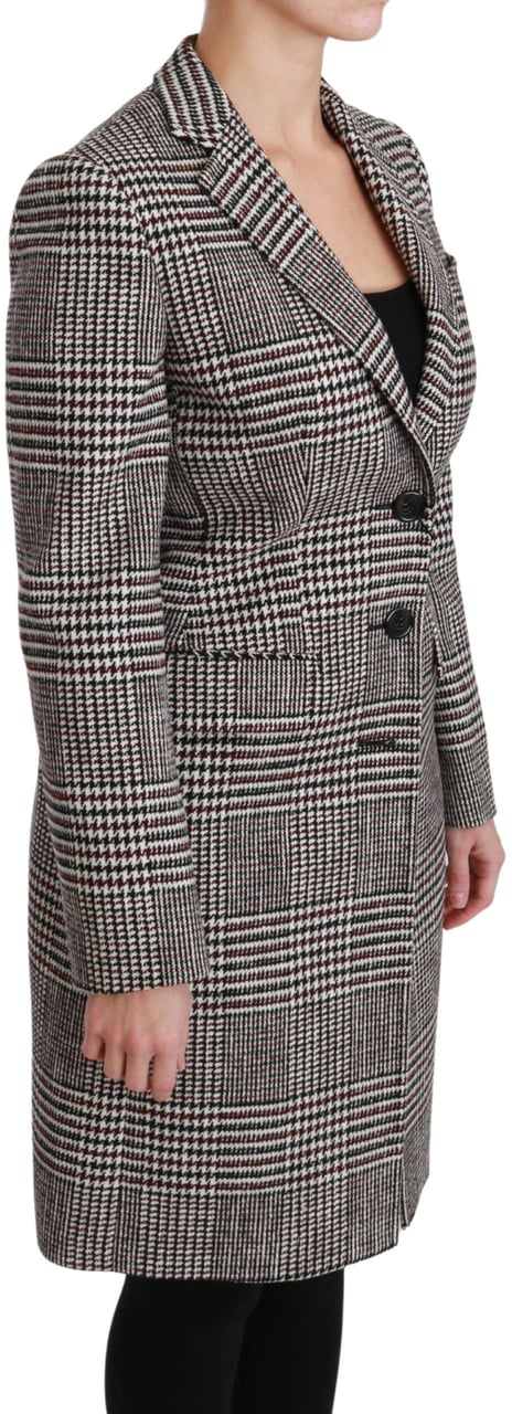 Dolce & Gabbana Multicolor Trench Knee Long Jacket Coat Divers