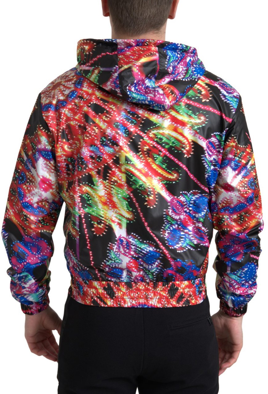 Dolce & Gabbana Multicolor Hooded Sweatshirt Sweater Divers