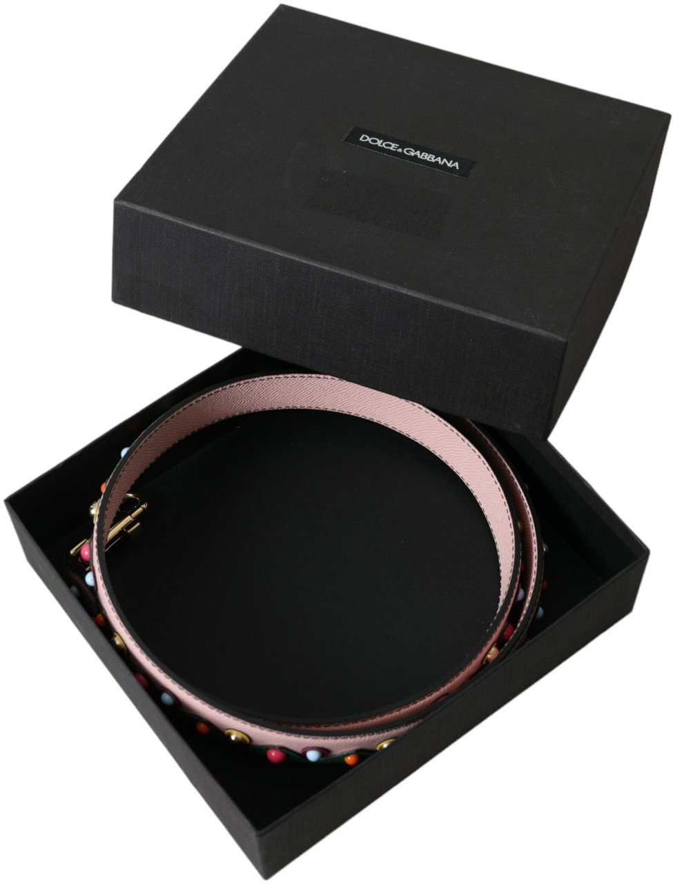Dolce & Gabbana Pink Leather Handbag Accessory Shoulder Strap Roze