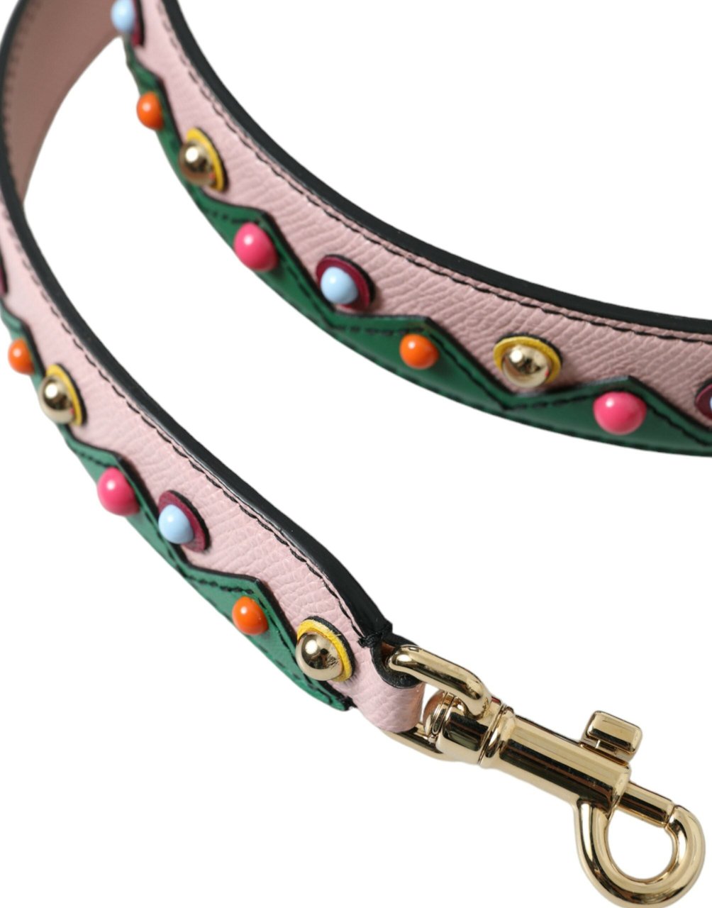 Dolce & Gabbana Pink Leather Handbag Accessory Shoulder Strap Roze