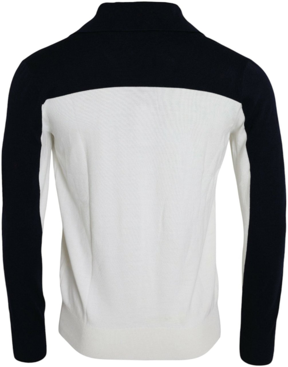 Dolce & Gabbana White Black SICILIA Henley Shirt Pullover Sweater Roze