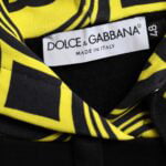 Dolce & Gabbana Black Logo Cotton Hooded Sweatshirt Sweater Zwart