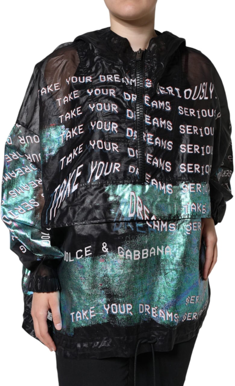 Dolce & Gabbana Multicolor Print Hooded Sweatshirt Sweater Divers