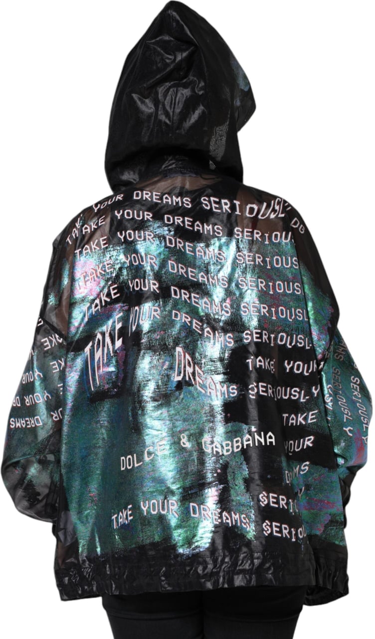 Dolce & Gabbana Multicolor Print Hooded Sweatshirt Sweater Divers