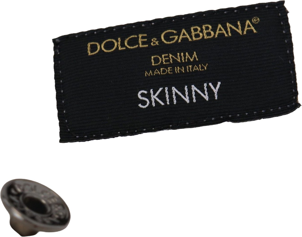 Dolce & Gabbana White Slim Skinny Stretch Cotton Denim Jeans Wit